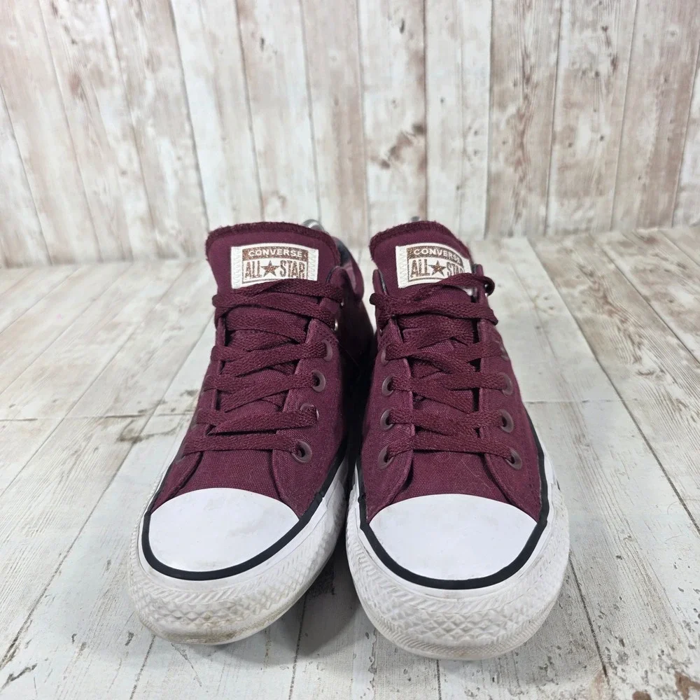Converse Chuck Taylor All Star Madison Burgundy Maroon Sneakers 561739F Womens 9 - Picture 4 of 8
